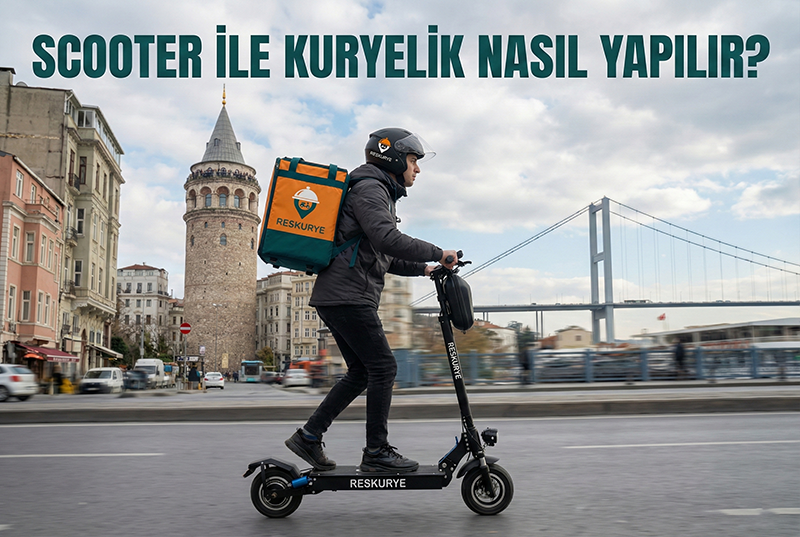 Elektrikli Scooter ile Kuryelik Nasıl Yapılır?
